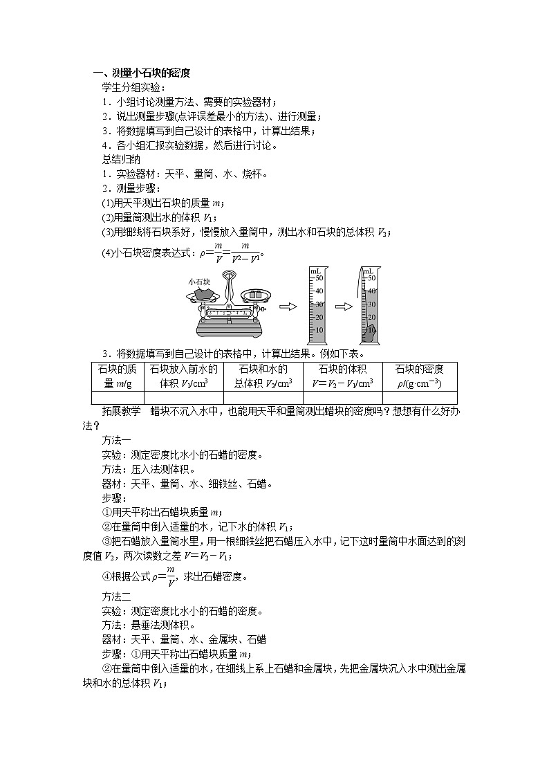 3.测量密度教案02