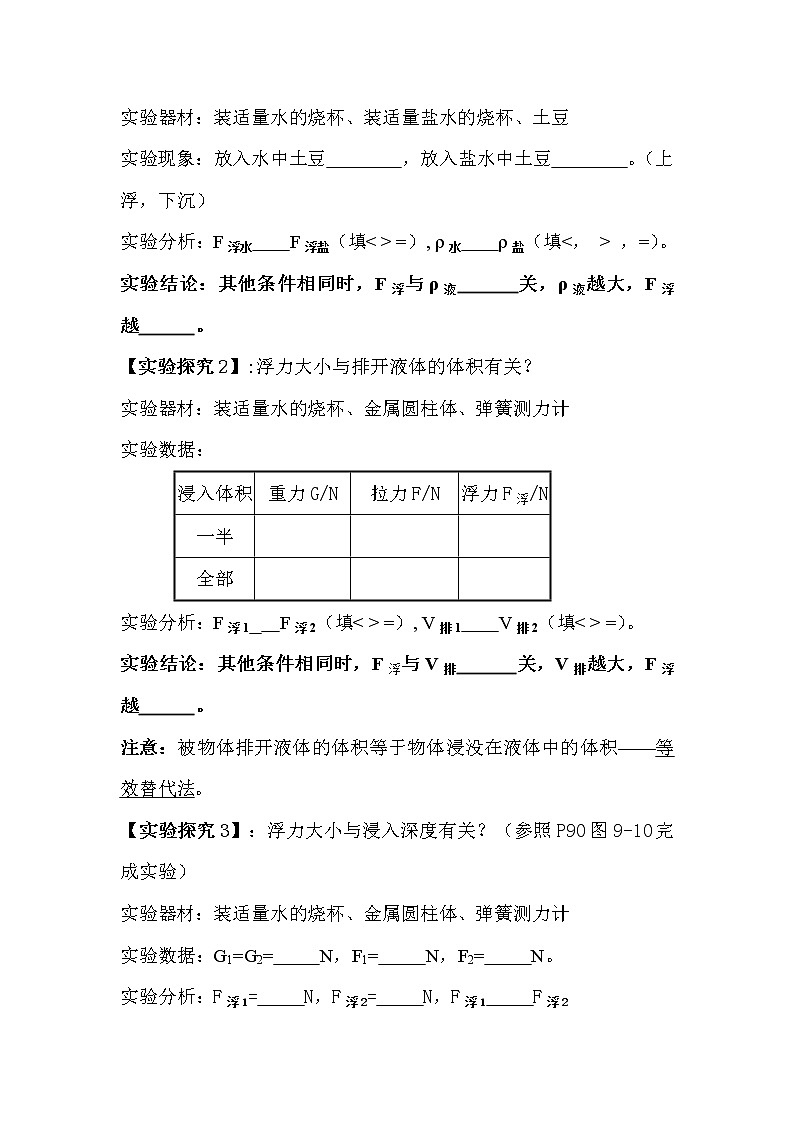 粤沪版物理八下9.2《阿基米德原理》课件+教案+学案（无答案）02