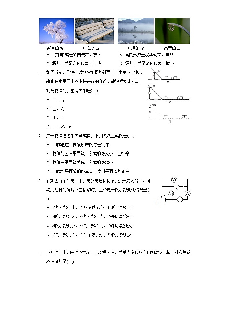 2021年山东省聊城市中考物理试卷第2页