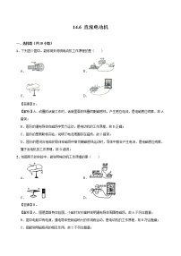 物理九年级全册六 直流电动机课后测评