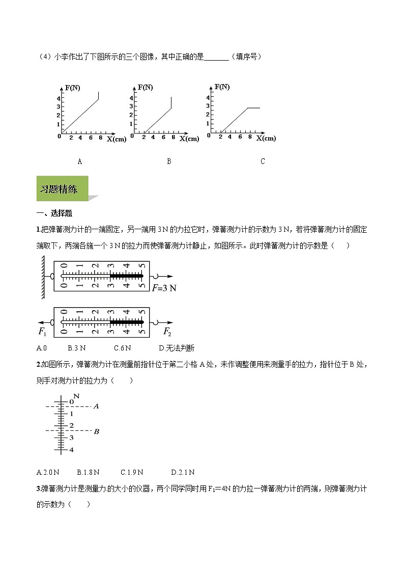 7.2 弹力（原卷版）学案第3页