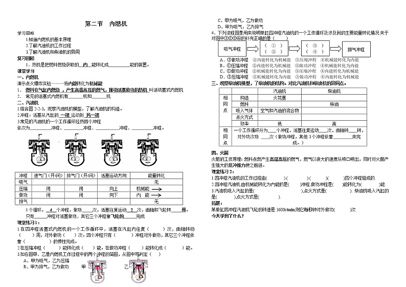 2.2《内燃机 》（课件+教案+学案+练习）（教科版）01