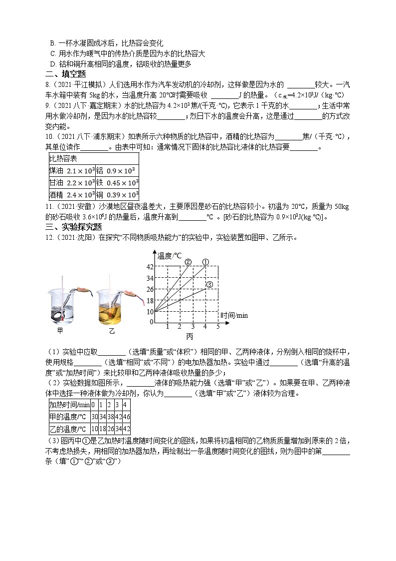 13.3比热容(课件+教案+练习+导学案)02