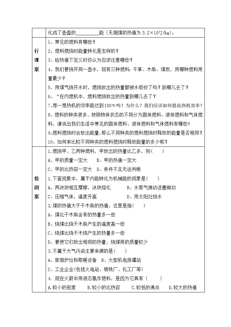 《14.2热机的效率》(课件+教案+练习+导学案)02