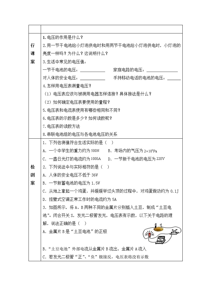 《16.1电压》(课件+教案+练习+导学案)02