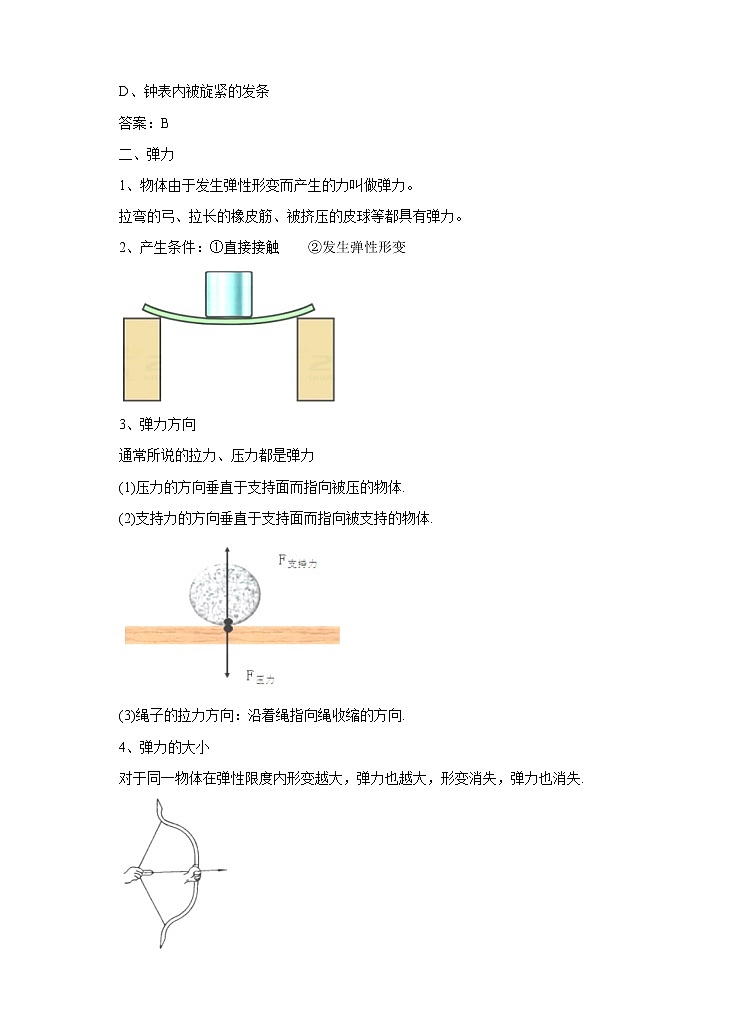 6.3 弹力和弹簧测力计（课件+教案+学案+练习）03