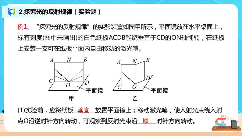 4.2《光的反射》习题课（课件+教案+练习）08