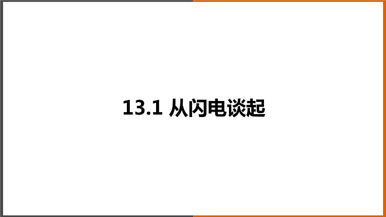 《13.1 从闪电谈起》课件第1页