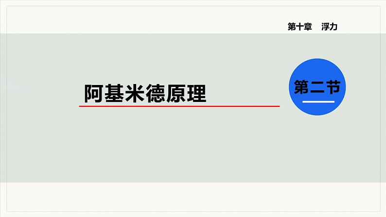 10.2 阿基米德原理--2021--2022学年人教版八年级物理下册精品教学课件+教案01