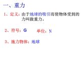 北师大版物理八年级下册7.3重力课件PPT