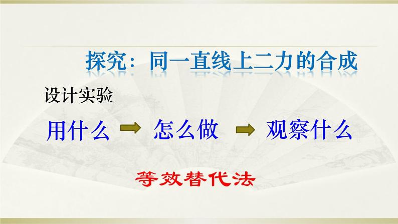 北师大版物理八年级下册-7.4同一直线上二力的合成（22）-课件07