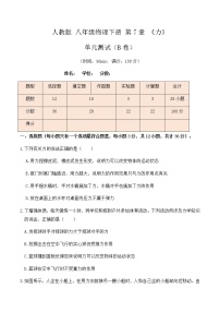 物理八年级下册第七章 力7.1 力单元测试课后作业题