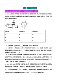 专题04 欧姆定律-2022届中考物理实验探究真题精准练1