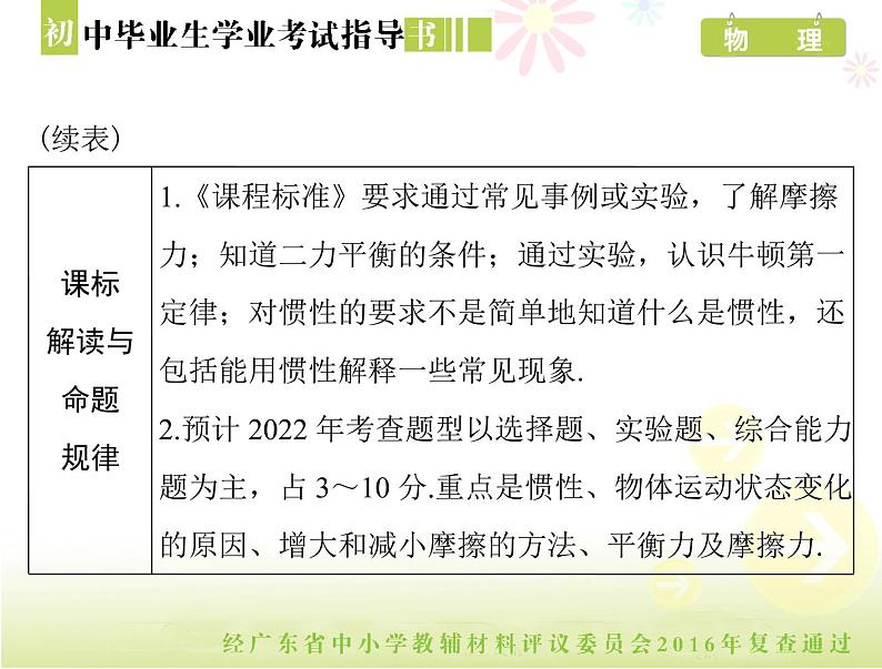 中考物理总复习 第一部分 第八章 运动和力[配套课件]第3页