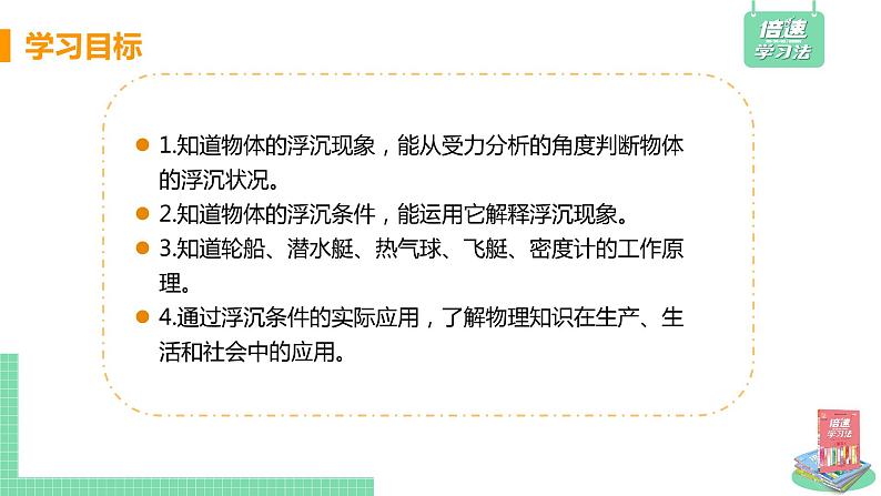 初中物理苏科版八年级下册第十章——五、物体的浮与沉【课件+视频素材】04