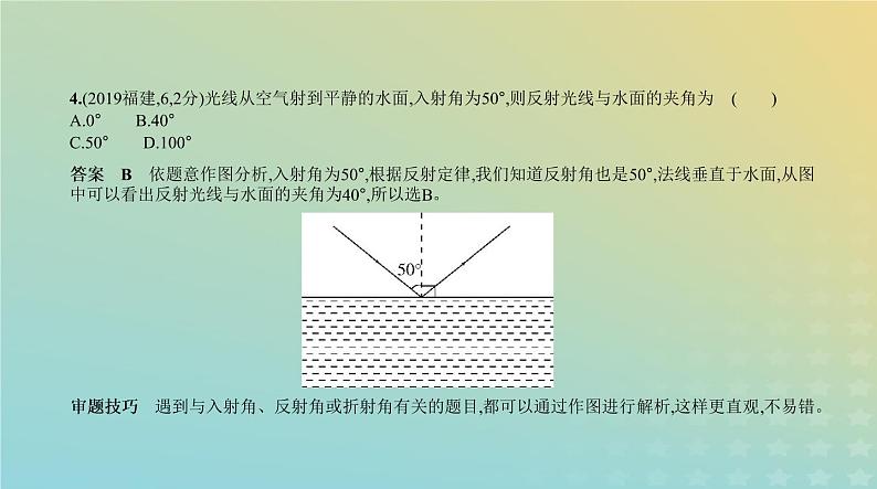 中考物理总复习3_专题三光现象PPT课件（福建专用）第5页