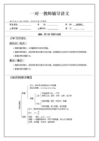 初中物理人教版八年级上册第六章 质量和密度综合与测试学案