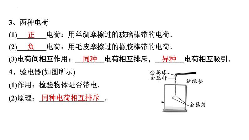 2022年中考物理二轮复习课件：电荷电流电压电阻第4页