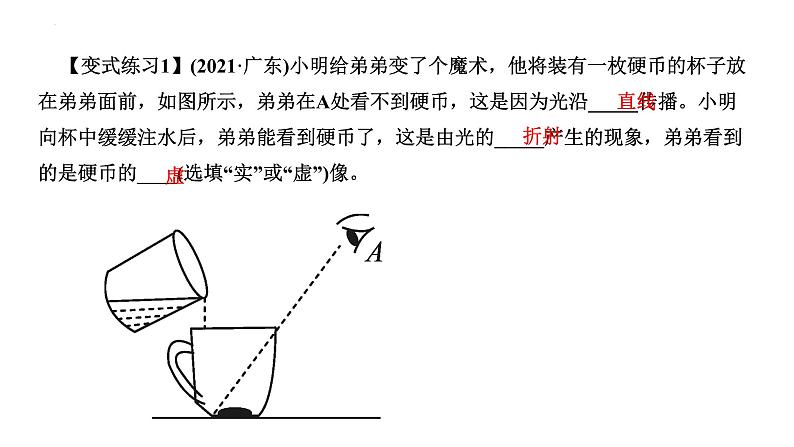 2022年物理中考复习专题光现象课件PPT第4页