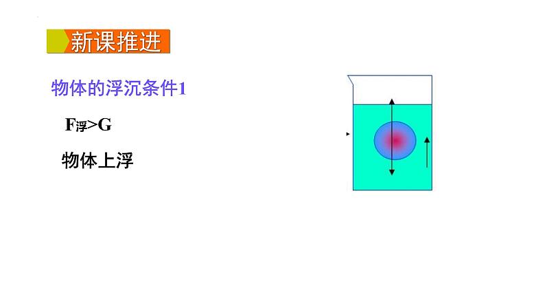 第九章第三节物体的浮与沉第1课时物体的浮沉条件课件2021-2022学年沪科版八年级全一册物理第4页