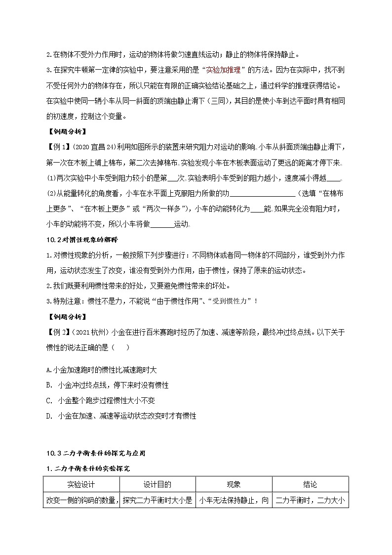 重难点10力与运动（学生版）第2页