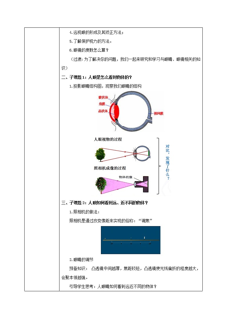 5.4《眼睛和眼镜》-教学设计第2页
