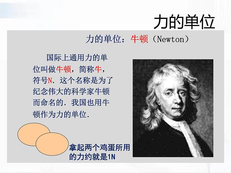 人教版八年级物理下册 7.1力 同步课件第5页