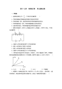 人教版九年级全册第十七章 欧姆定律综合与测试单元测试课时训练