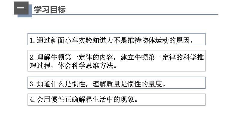 人教版八年级物理下册----8.1牛顿第一定律课件PPT第2页