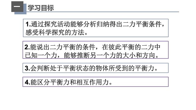 人教版八年级物理下册----8.2二力平衡课件PPT第2页