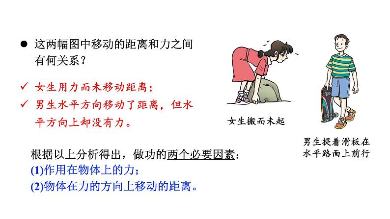 人教版八年级物理下册 11.1 功 课件06