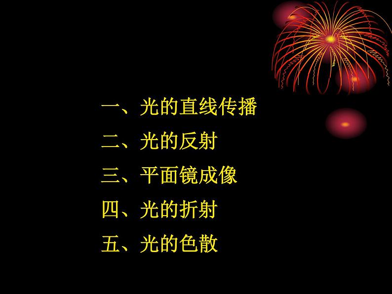 2022年中考物理一轮复习第四章光现象课件PPT02