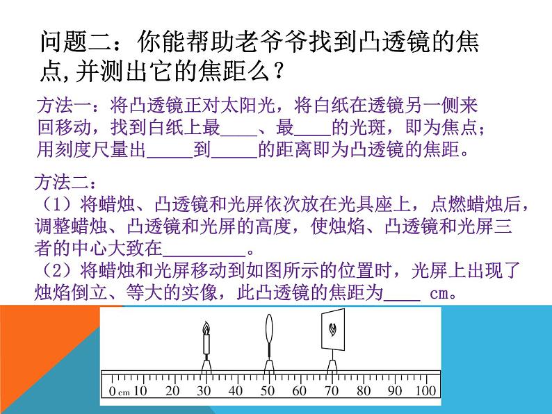 第五章透镜及其应用单元复习课件人教版物理八年级06