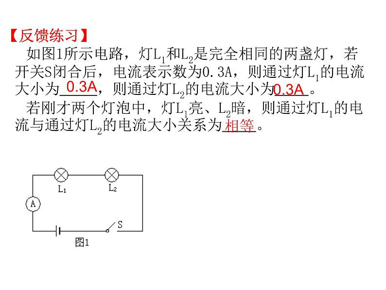 人教版  九年级全册   第十五章第五节  串、并联电路中的电流规律课件PPT第7页