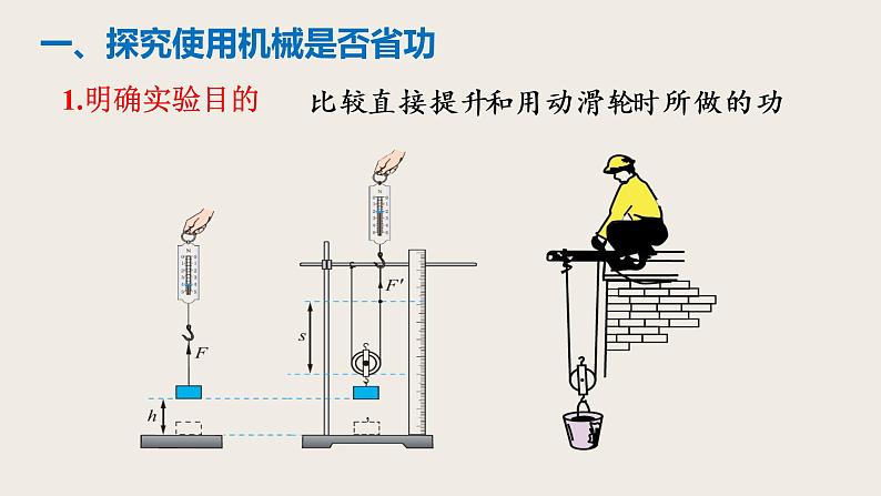 9.5探究——使用机械是否省功（课件+教案+练习+学案）05