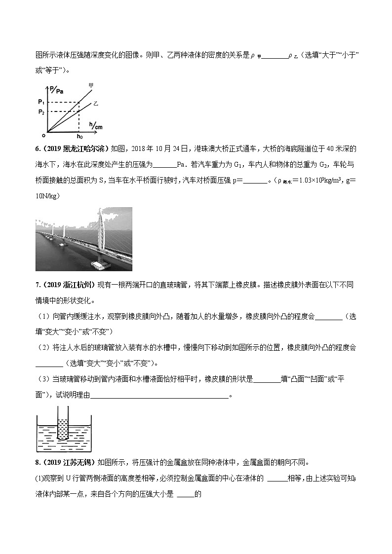 9.2 液体的压强（同步练习）-2019-2020学年八年级物理下册同步精品系列（教科版）02