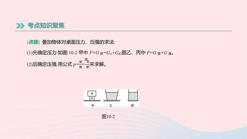 中考物理高分一轮单元复习10《压强液体压强》课件（含答案）07