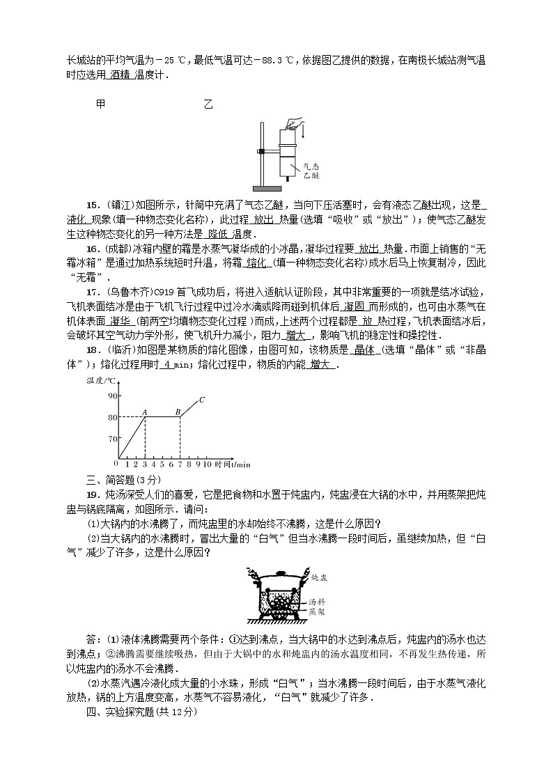 中考物理一轮复习第03讲《物态变化》考点跟踪突破训练 (含答案)03