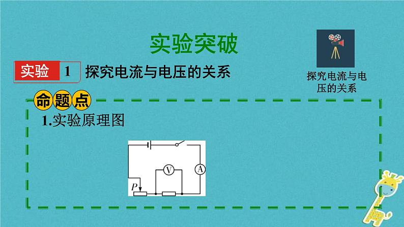 中考物理一轮复习夯实基础过教材第14章《欧姆定律第一节探究电流与电压和电阻的关系》复习课件(含答案)03