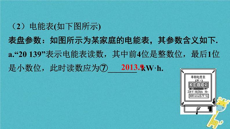 中考物理一轮复习夯实基础过教材第15章《电功率第一节电能电功率焦耳定律》复习课件(含答案)05