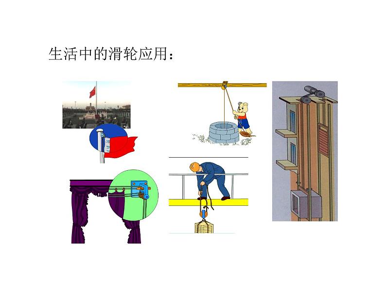 北师大版八年级物理下册课件第九章二、滑轮06