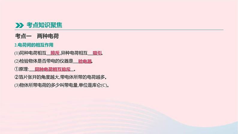 中考物理一轮复习第14单元《电流和电路电压电阻》课件(含答案)第3页