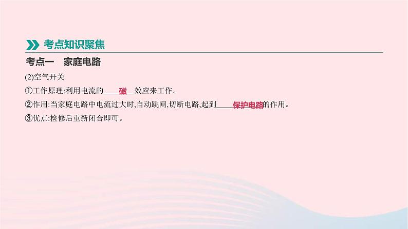 中考物理一轮复习第18单元《家庭电路与安全用电》课件(含答案)第5页