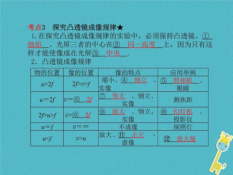 中考物理一轮复习《透镜及其应用》课件（含答案）第6页