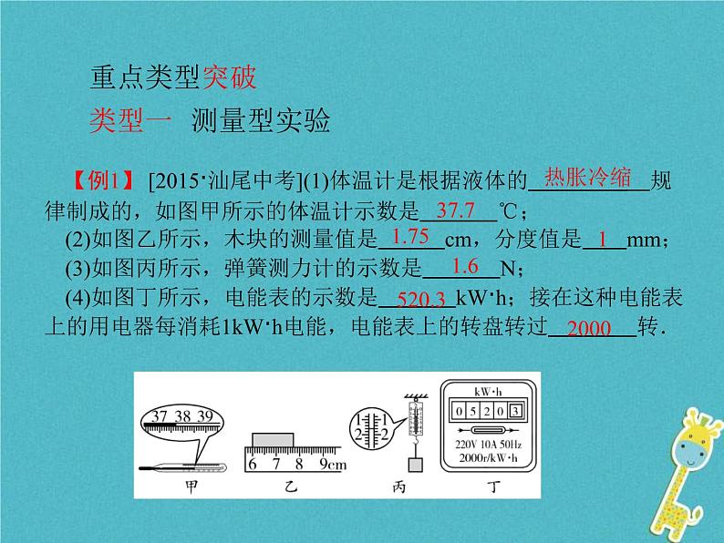 中考物理一轮复习专题3《实验题》课件（含答案）02