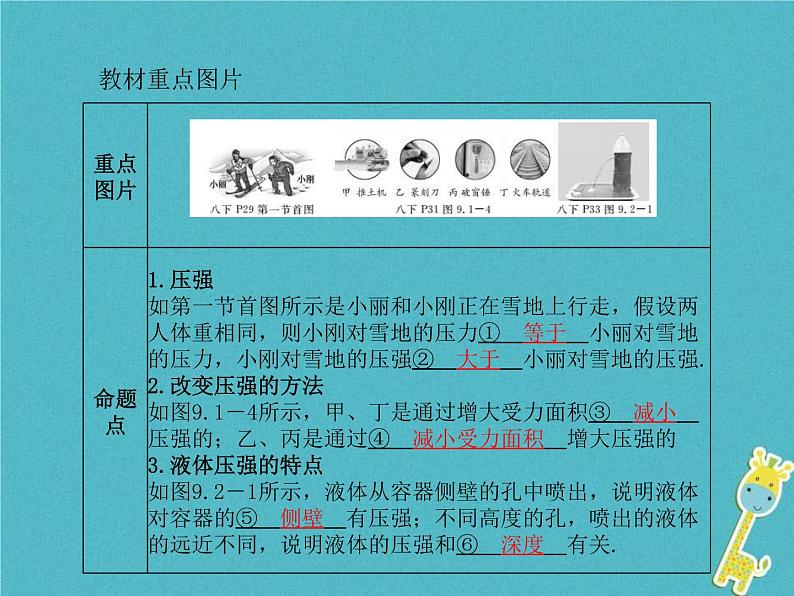 中考物理一轮复习《压强第1课时》课件（含答案）第6页