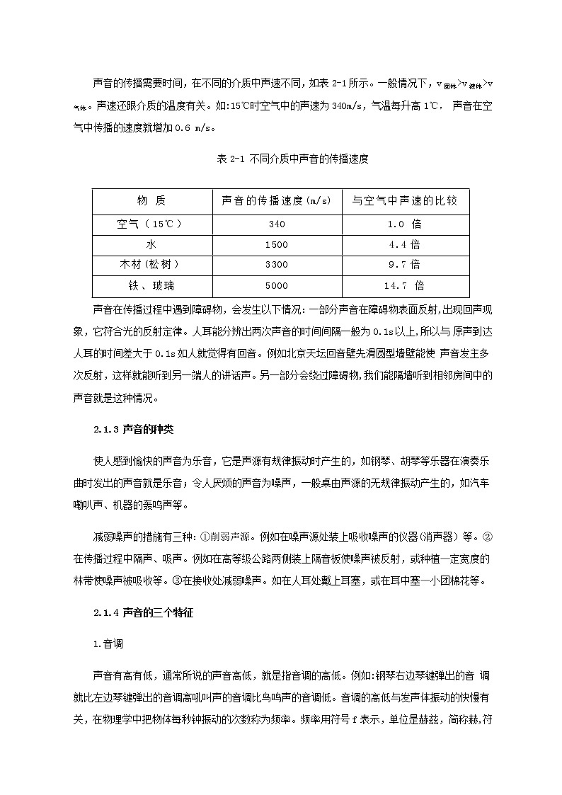 中考物理一轮复习第2讲《简单声现象》知识点讲解+强化训练题（含答案）02