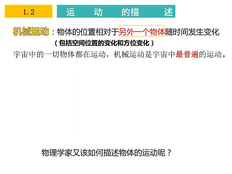 人教版八上1.2运动的描述  课件  17张PPT05