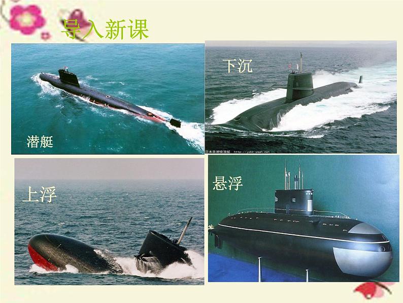 八年级物理下册 10.3 物体的浮沉条件及应用课件3 （新版）新人教版第2页