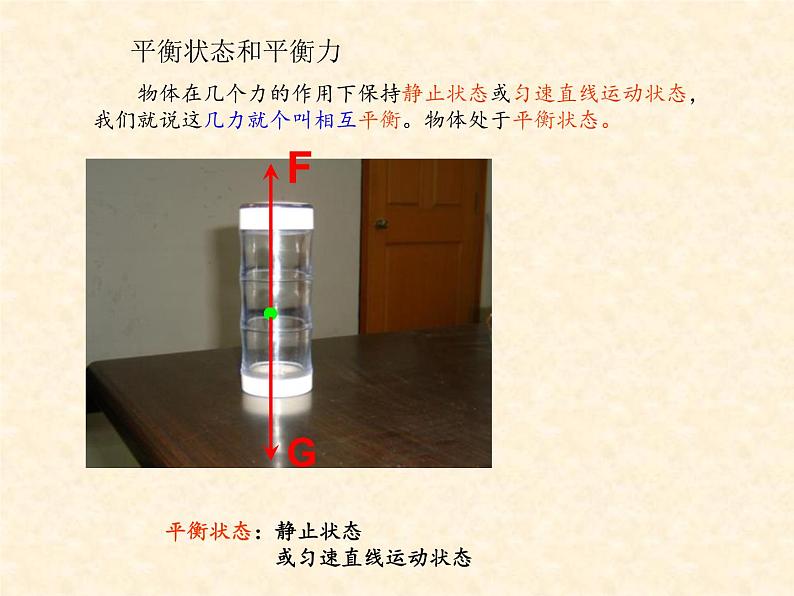 人教版八年级下册第八章  第二节  二力平衡第4页